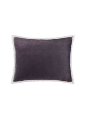 UGG King Pillow Shams Purple Sherpa Fleece Pillow Case Bedding